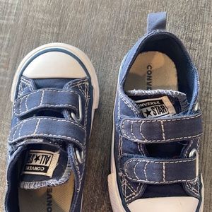 Converse toddler navy blue